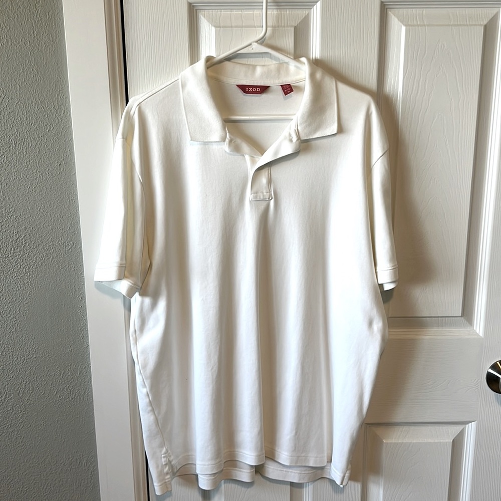IZOD XL White Polo